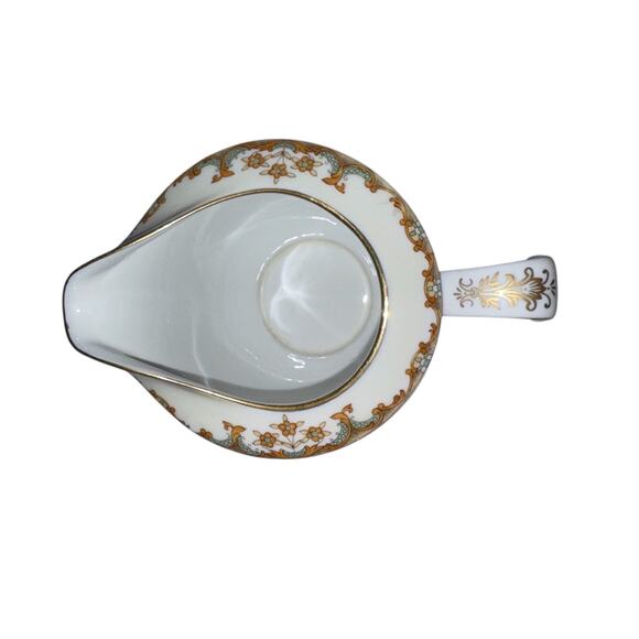 Regal China by Sango Creamer Lid Sugar Set Floral Gold Made in Japan Vintage - Picture 4 of 8